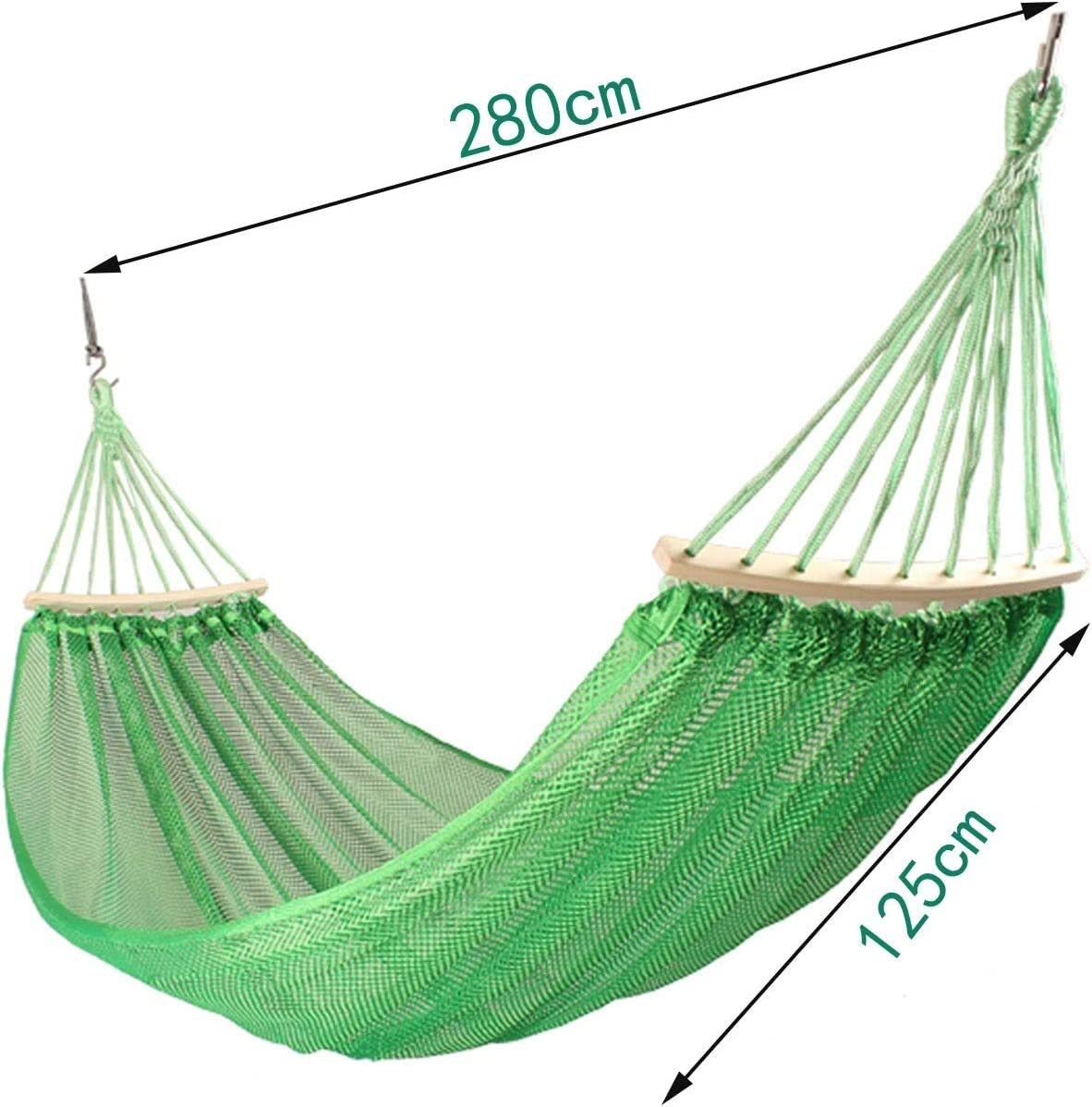 Hamak Ultralekki, Hammock Wiszący hamak kempingowy Oddychająca siatka na co dzień Lekki nylonowy kemping do podróży zewnątrz Piesze wycieczki Plaża na Kemping, na Zewnątrz(Blue)