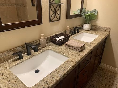 Moen 84763BL Genta 8 in. Widespread 2-Handle Bathroom Faucet in Matte Black thumbnail 7