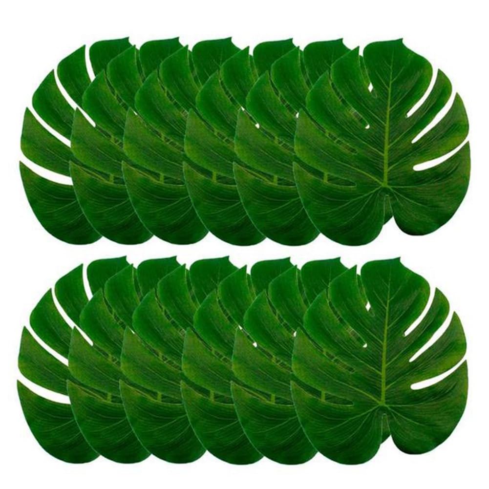 CTRLZS Artificial Tropical Palm Leaves Jungle Party Decoration Animal Summer Hawaiian Wedding Home Table Decor XXL Easy Install Easy to Use