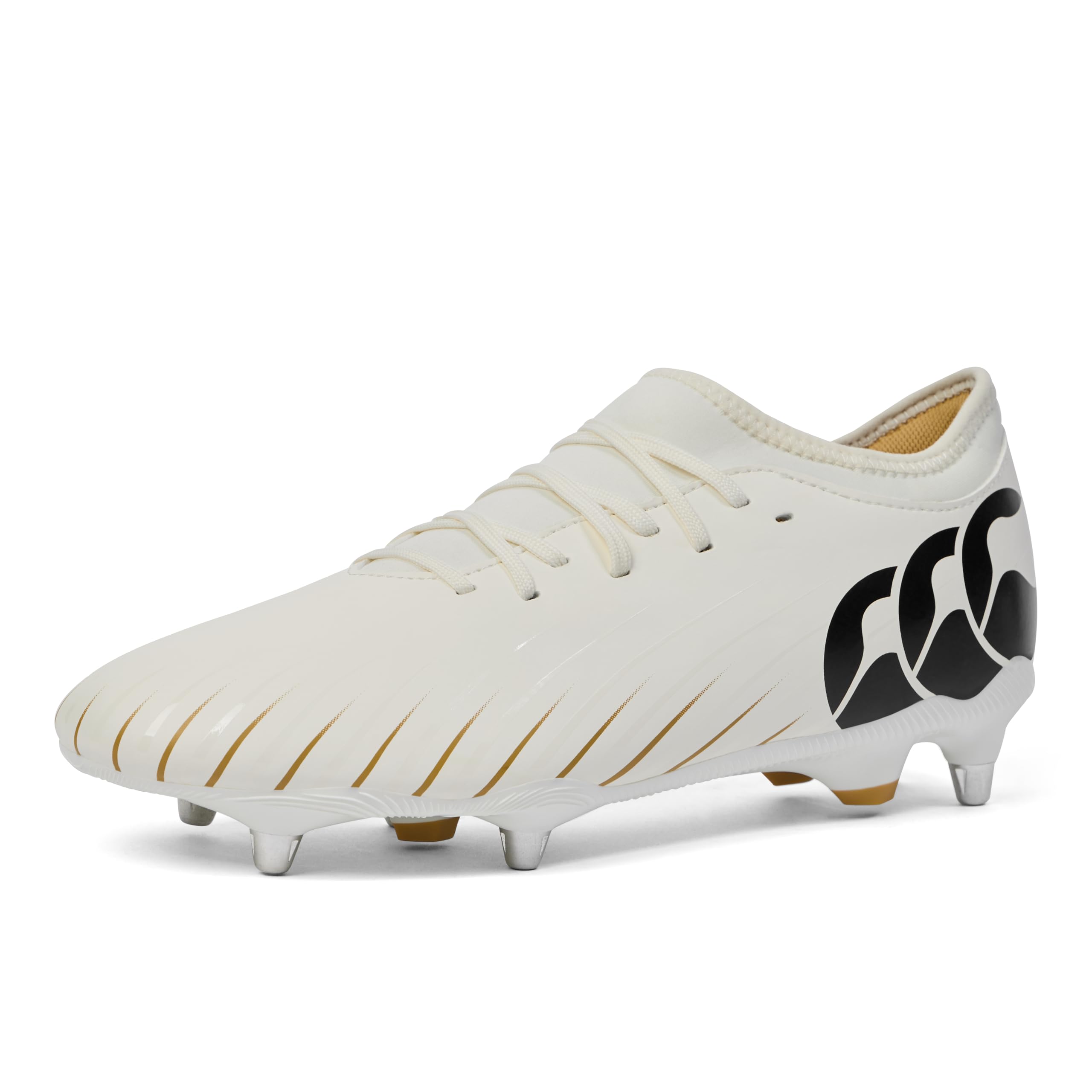 Canterbury Speed Falcon Team - Scarpe da Rugby Unisex, per Adulti, Colore: Bianco