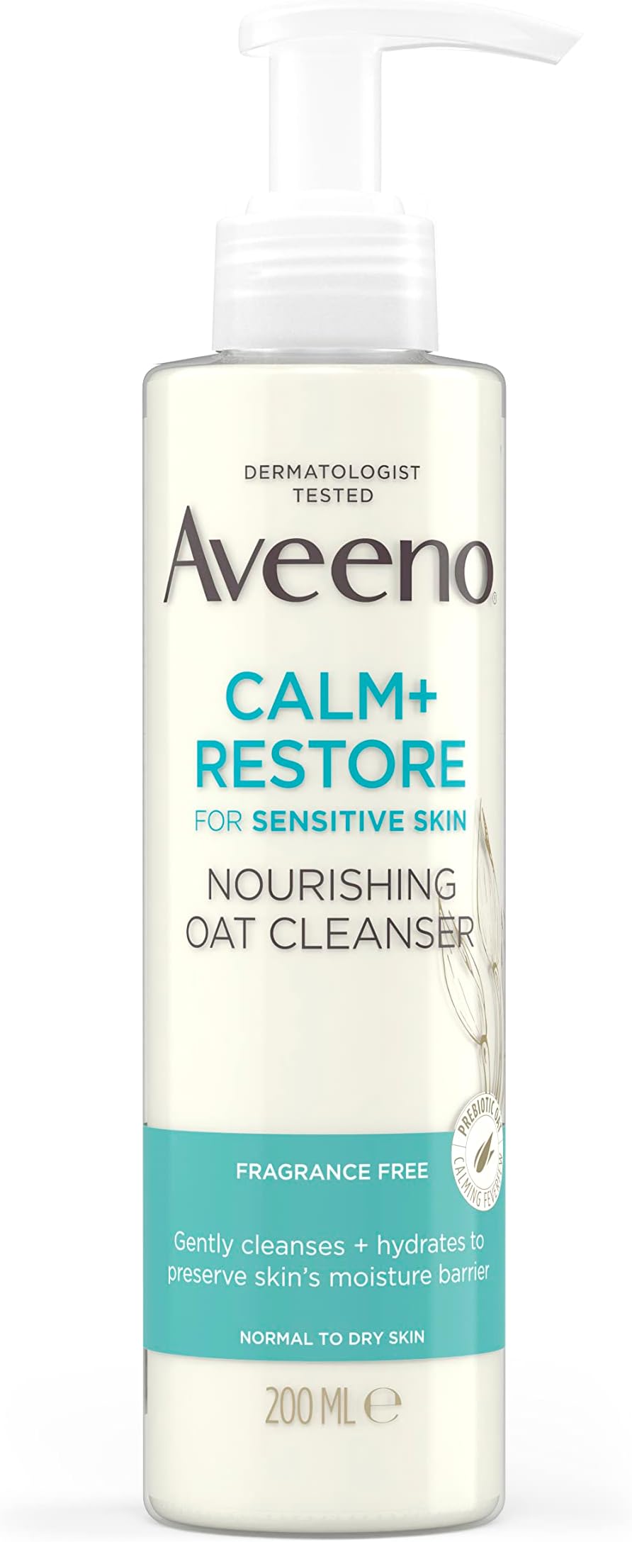 Aveeno Calm + Restore Nourishing Oat Cleanser - 200ml