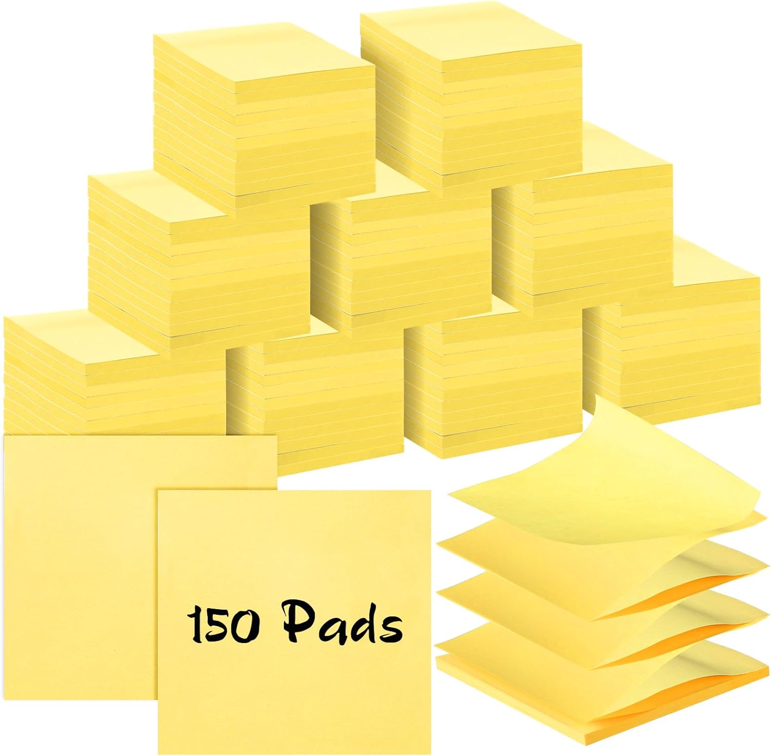 Lincia Sticky Notes Bulk, 150 Pads Sticky Notes, Teacher