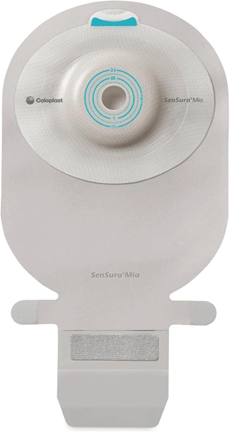 SenSura Mio Convex Ostomy Pouch Drainable 5/8 to 1-5/16" Stoma 1pc System 16766, 10 Ct