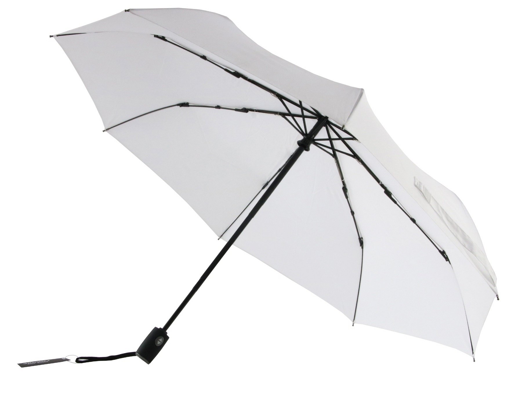 Fully Automatic Umbrella 3 Fold Auto Open/Close Travel Umbrella Windproof Rainproof For Women/Men Using (WHITE)