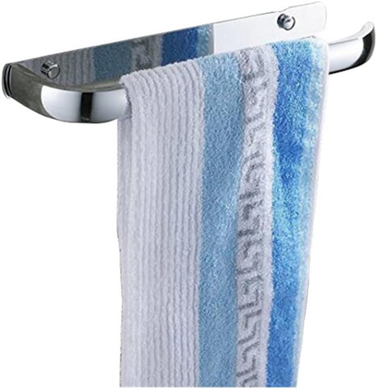 Aothpher Stainless Steel Bathroom Towel Bar Wall Mounted 28cm/11 inch Toilet Towel Holder, Polished Chrome Finish Towel Ring
