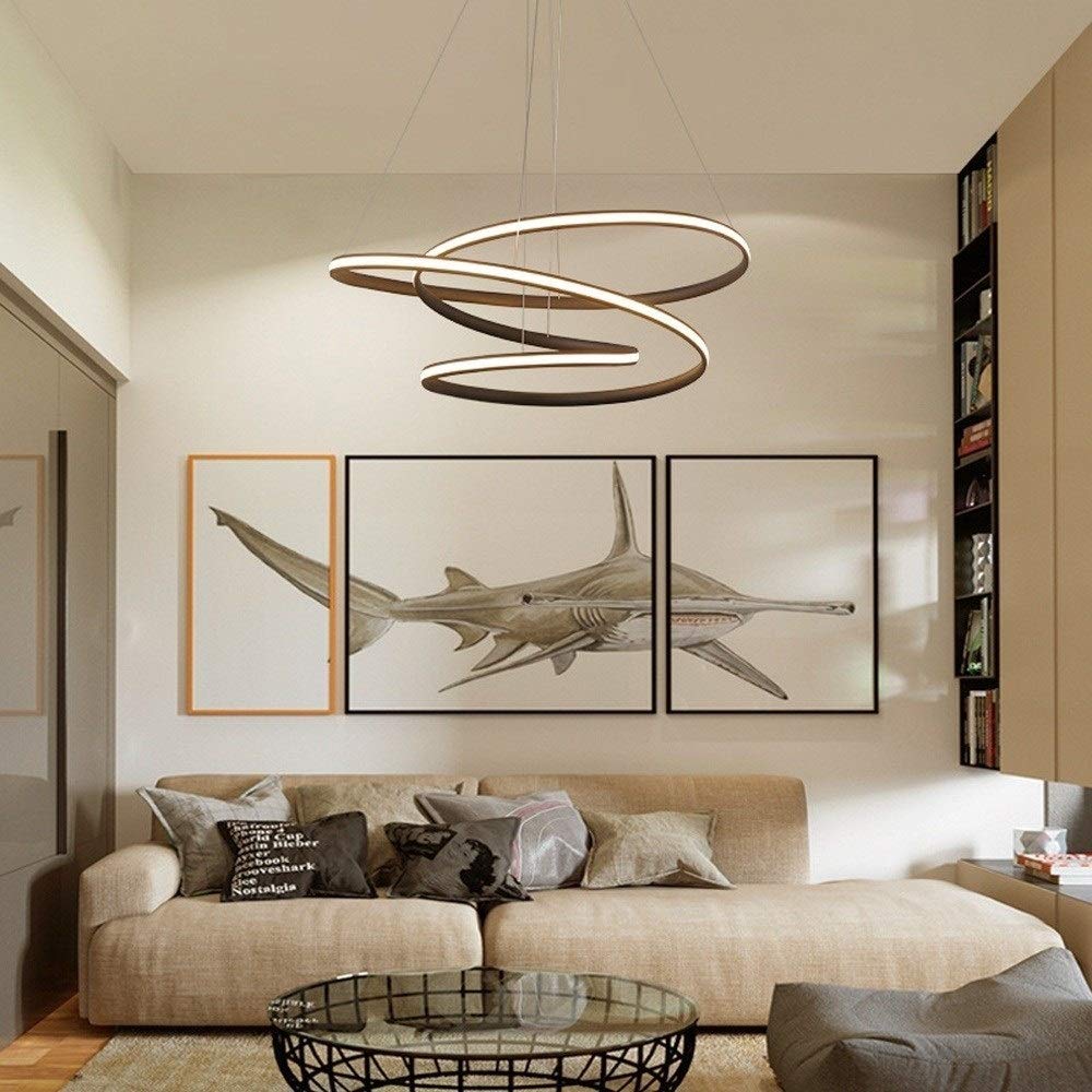 Dekoracyjna lampa sufitowa Typ żyrandol, ściemnialna lampa sufitowa LED, lampa stołowa do jadalni, lampa wisząca LED, lampa sufitowa do salonu, lampa do sypialni, lampy