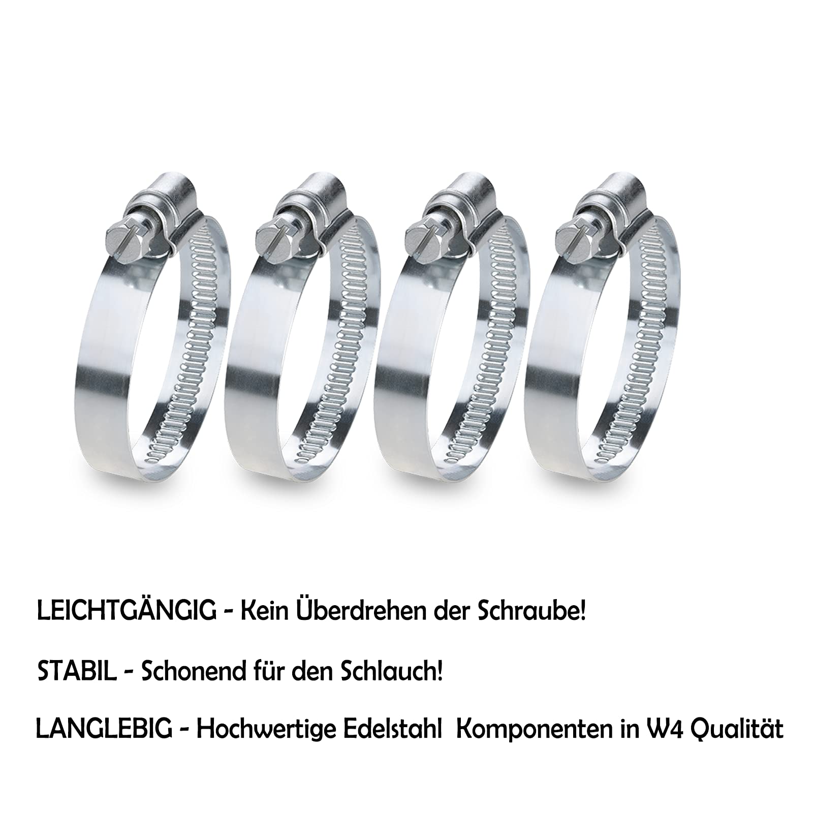 2 connettori per tubi da 38 mm a 38 mm di diametro, set con 4 fascette stringitubo, adattatore per tubo per piscina, adattatore per tubo (bianco