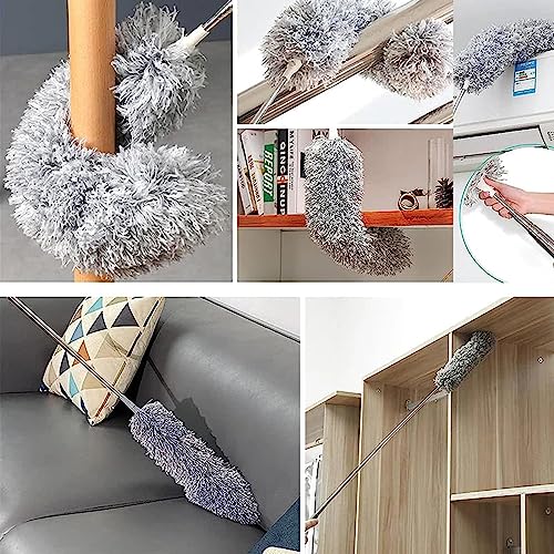 Espanadores de microfibra para limpeza | Espanador de teto | Ferramenta de limpeza doméstica com has