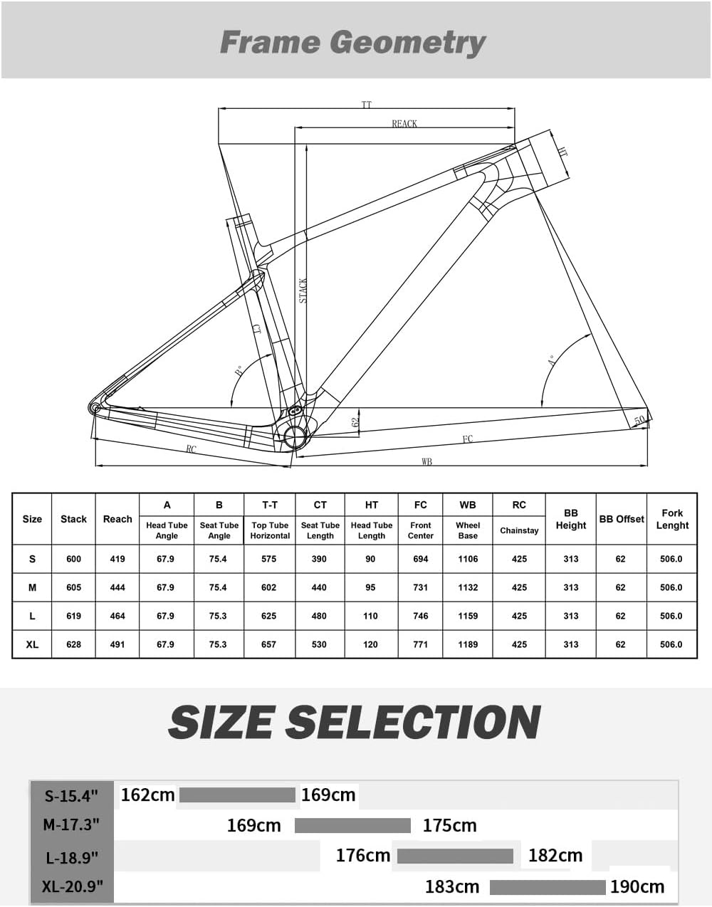 29er Carbon Fibre Frame 15.4/17.3/18.9/20.9in Mountain Bike Boost Frame 12 * 148mm Thru-Axle Disc Brake Hardtail Frame Press-fit BB92 Internal Routing(L-29 * 18.9")