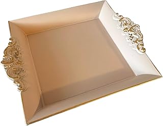 【 プリンセスインテリア トレイ ピンク スクエア 】 正方形 トレー 収納 小物入れ エステ ネイル サロン コスメ メイク 52500TY-PK