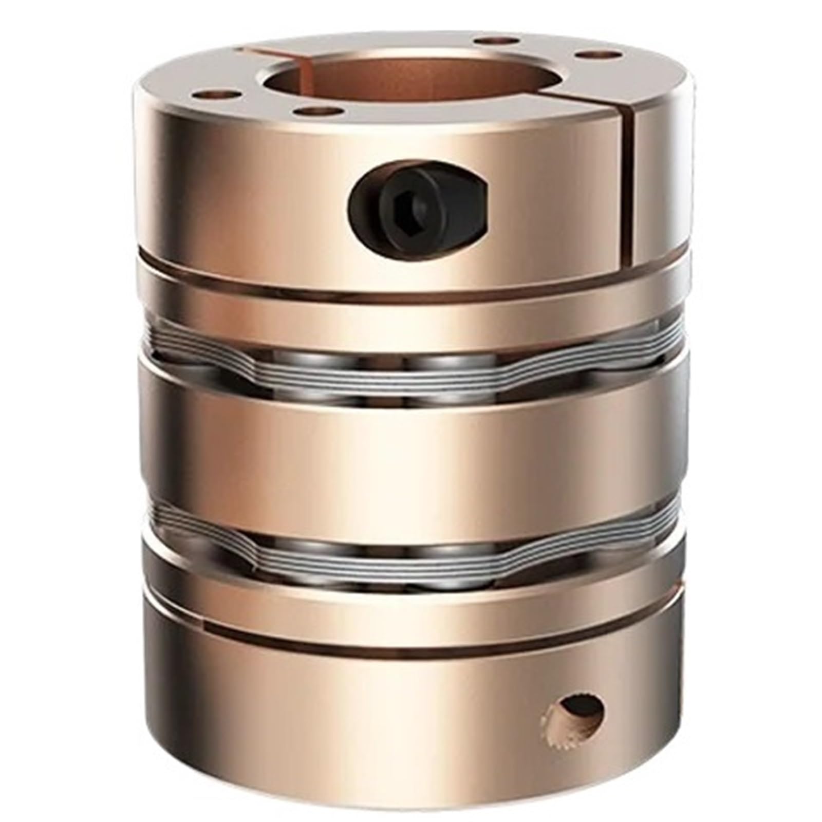 Accouplements à diaphragme de moteur CNC D50L60, Type de pince à Double disque, coupleur d'arbre Flexible(12X14)