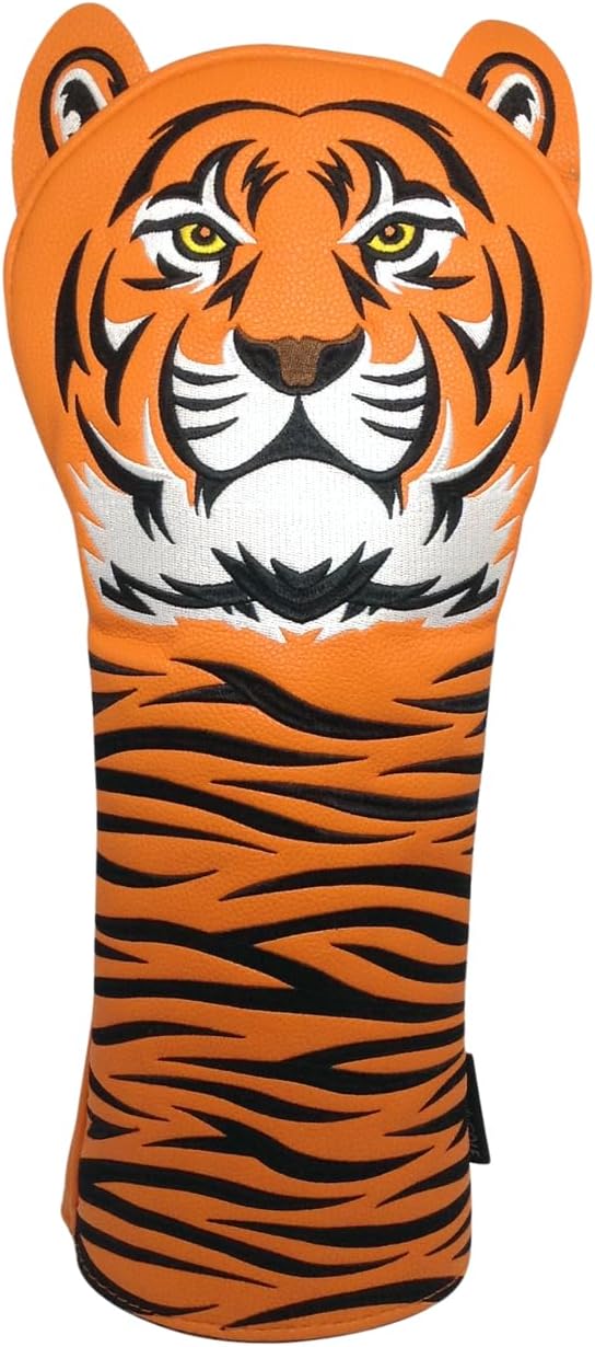 Tiger Embroidered Animal Driver Headcover by ReadyGOLF