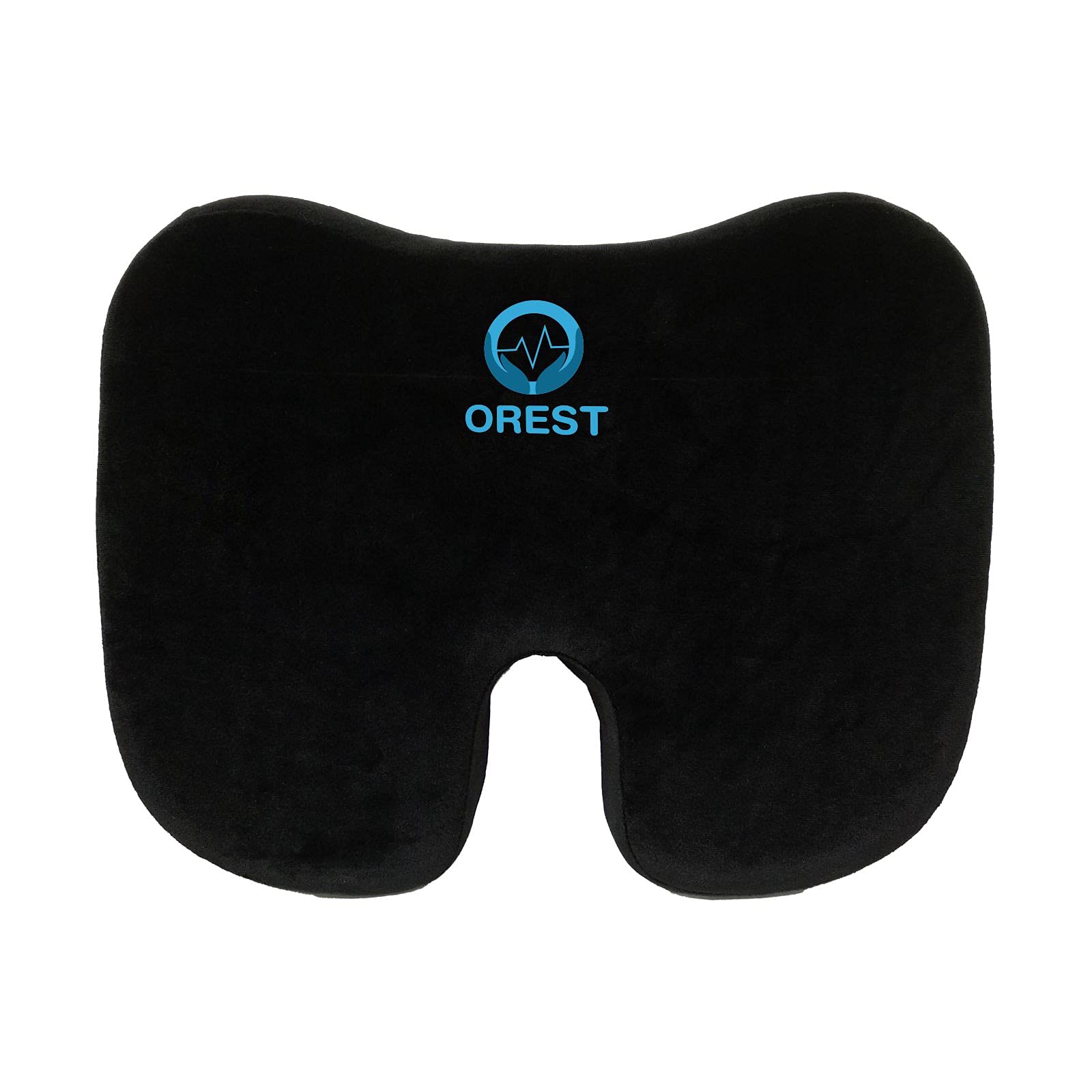 BIG-BEN OREST Coccyx Cushion/Tailbone Pain Relief/Comfort Memory Foam/Sciatica/Orthopedic/Hemorrhoids for Sitting (Up to 100 Kg: Standard) (Black Velvet) (B08GP2RSHH) Amazon Price History, Amazon Price Tracker