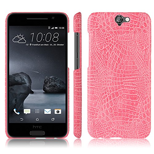 Generic Compatible with HTC One A9 Phone Cover,2 in 1 (PC+Leather) Protective Phone Case Pink