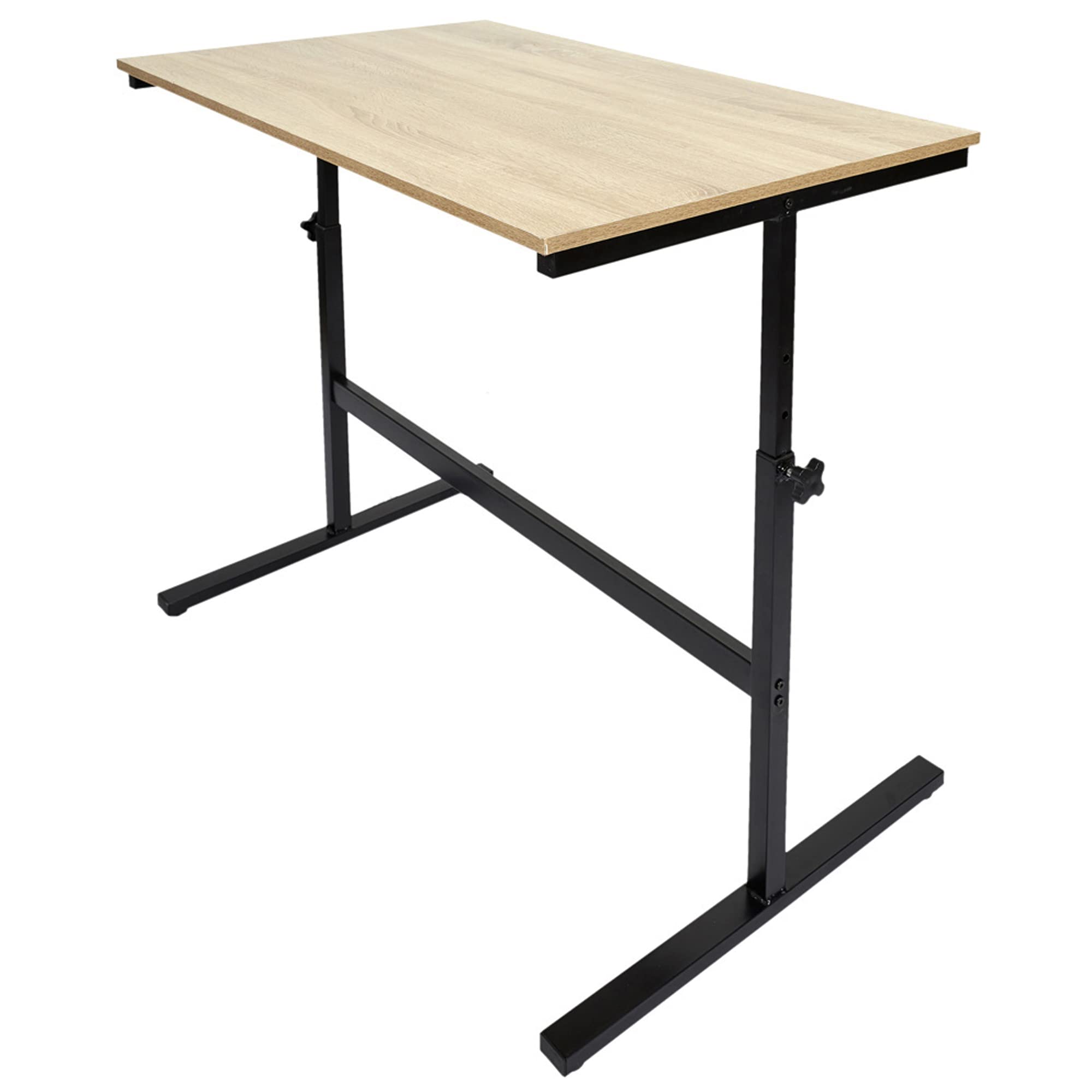 Austin Metal and Wood Adjustable Height Desk