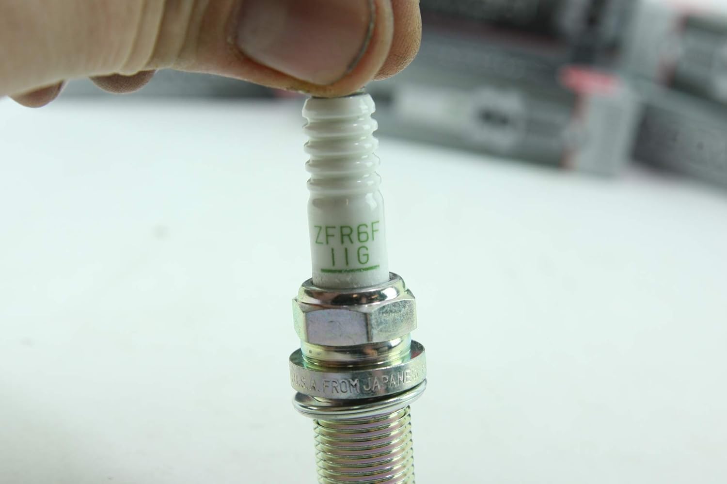 NGK V-Power Spark Plug ZFR6F-11G (6 Pack) Compatible with JEEP GRAND CHEROKEE LAREDO 2005-2010 3.7L/226
