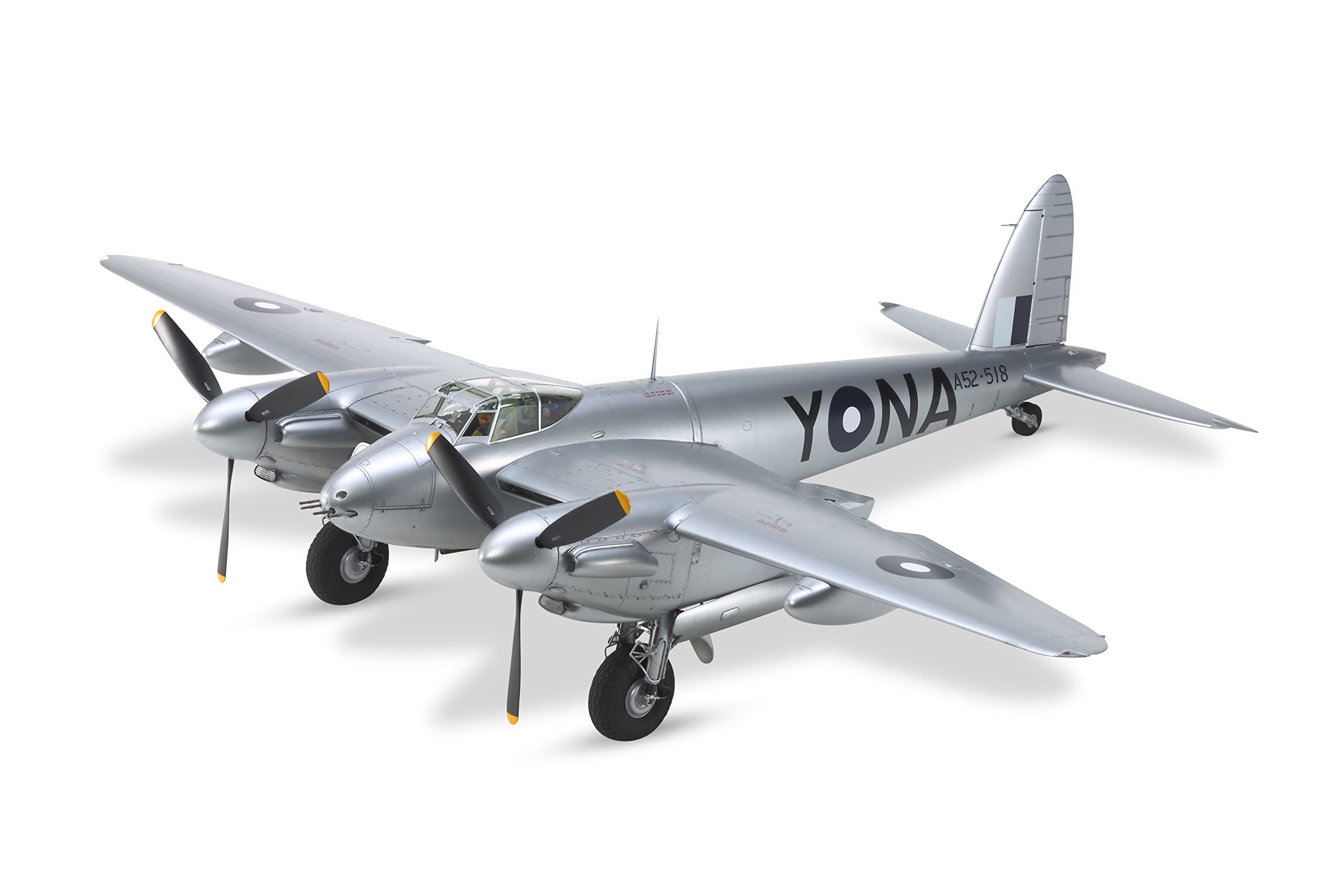 TAMIYA 1:32 DeHavilland Mosquito FB Mk.VI, originalgetreue Nachbildung, Modellbau, Plastik Bausatz, Basteln, Hobby, Kleben, Modellbausatz, Zusammenbauen, unlackiert