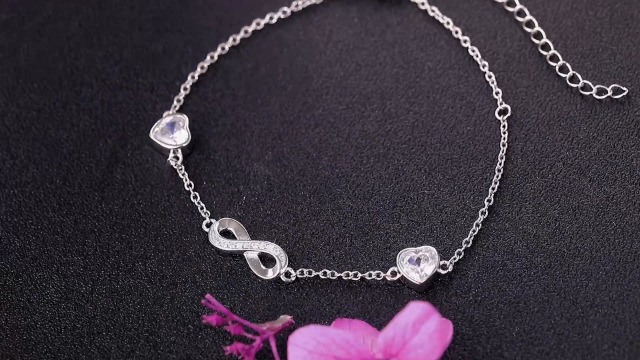 Bracelet Coeur AÉLYS Argent 925/1000 Blanc Et Oxydes - AE-BR6OZ0077