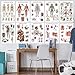 10 Pack - Anatomy Posters - Paper (Not Laminated) - Muscular, Skeletal, Digestive, Respiratory, Circulatory, Endocrine, Lymphatic, Male & Female Reproductive, Nervous System, Anatomical Charts 18