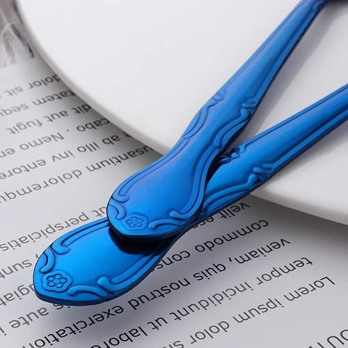 Miniatura 492 de Juego de 12 cucharas de café, mini cucharas de café, cucharas de espresso de acero inoxidable, cucharas pequeñas para postre, té, aperitivo, 4.6