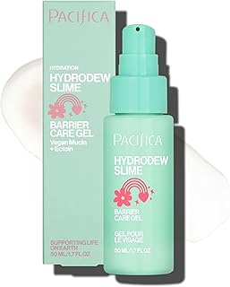 Pacifica Hydrodew Slime Vegan Snail Mucin Barrier Face Moisturizing Gel, Hydrating For Smoothing & Refining Skin, Vegan & Cruelty-Free