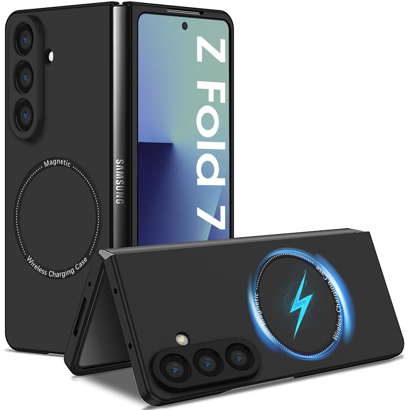 Amazon.com: for Samsung Galaxy Z Fold 7 Case Magnetic [Compatible