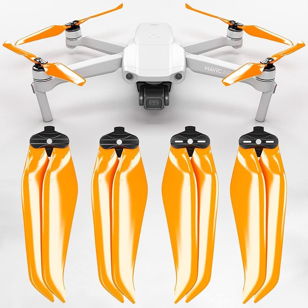 Master Airscrew Bundle - Stealth Propellers for DJI Mavic Air 2 - Orange + Black image 2