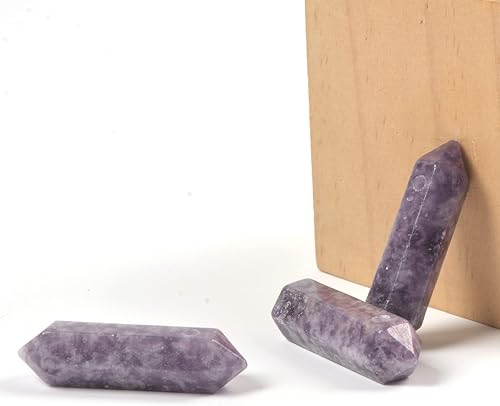 Miniatura 8 de Labradorita - Varita hexagonal de piedra preciosa natural de 1.28 pulgadas para hacer joyas, cuentas curativas de reiki para chakras, reiki, agujero