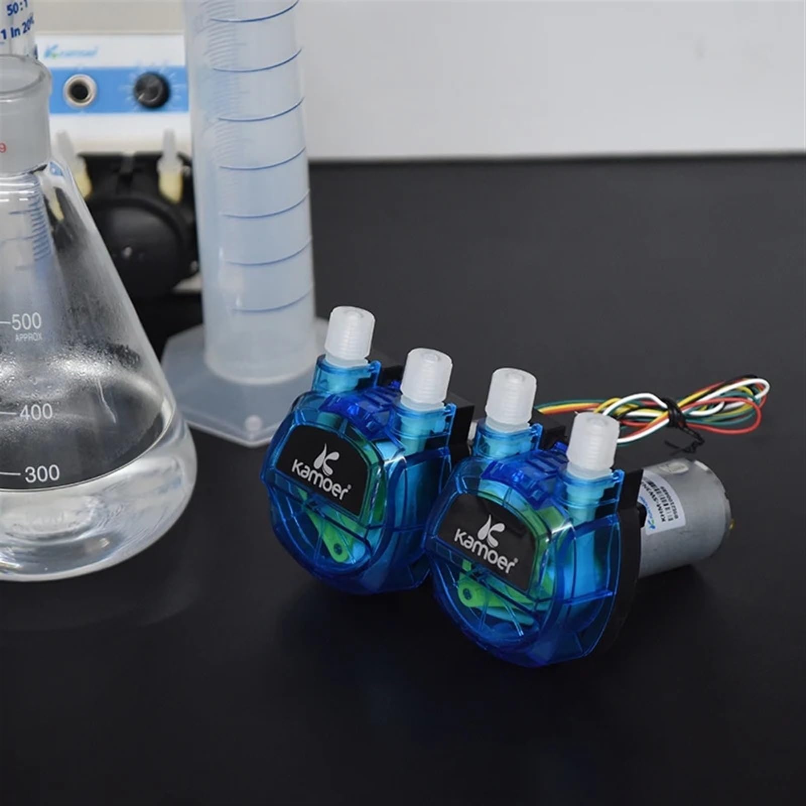 1 bomba peristáltica de alta precisión (motor de CC de 3 rotores) con transmisión por engranajes de plástico (tubo de Norprene Tunbe o silicona) | 12v-n16