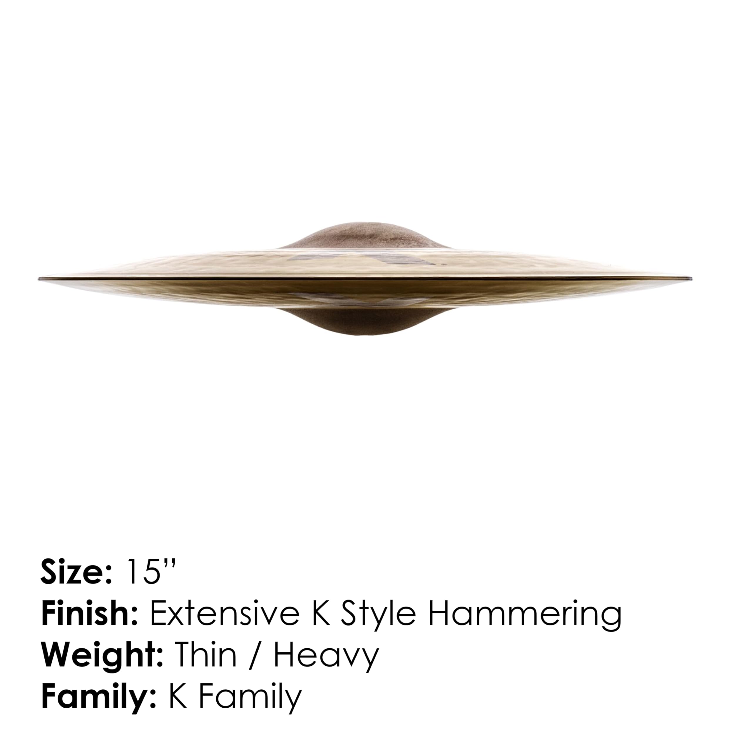 Zildjian K' Sweet HiHat 15", Traditional Finish - HiHat