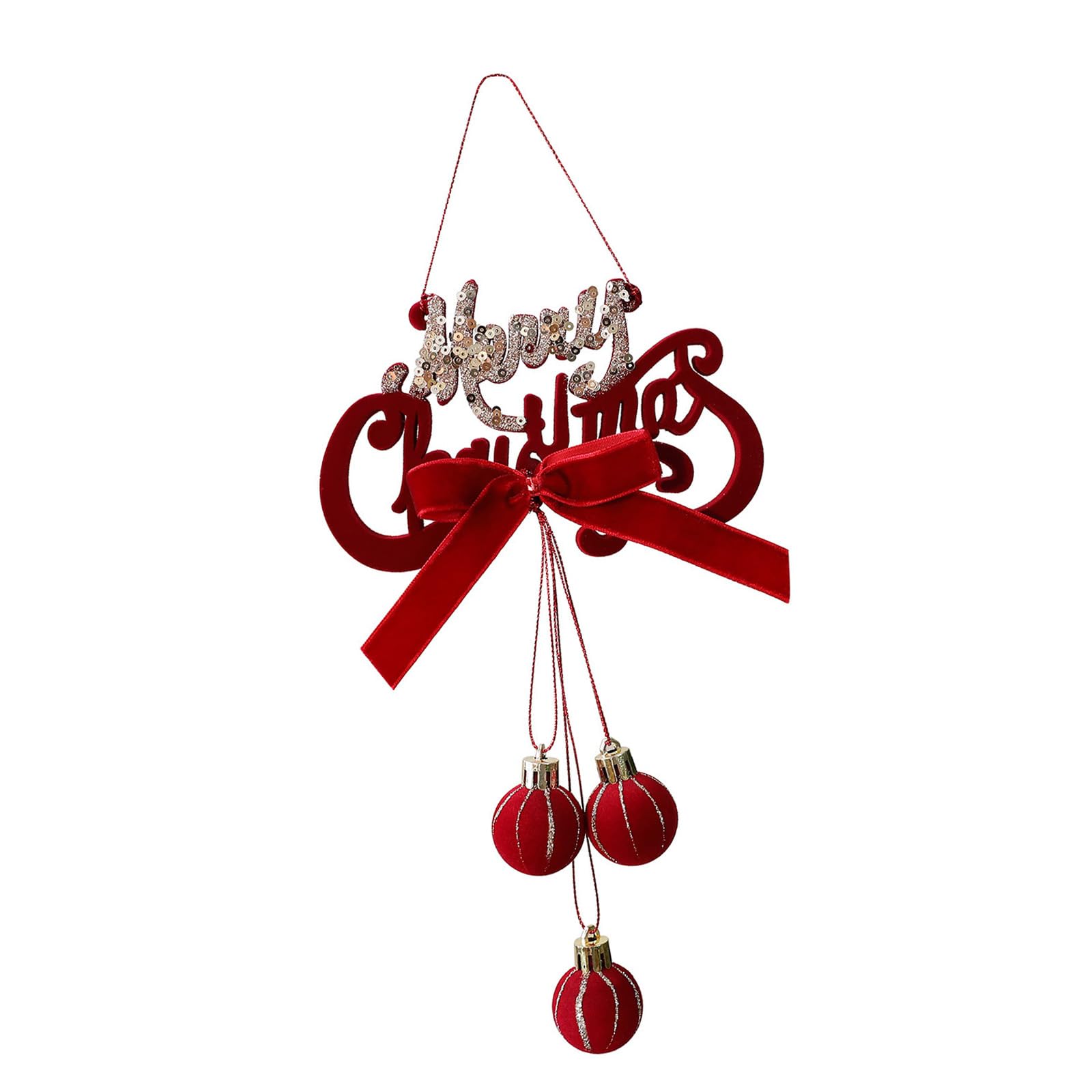 Tfaoys F Christmas Tree Bells Decoration Velvety Estival Bells Ornament Or Wreath Mantel Window Curtain Wedding Birthday Christmas Decorations