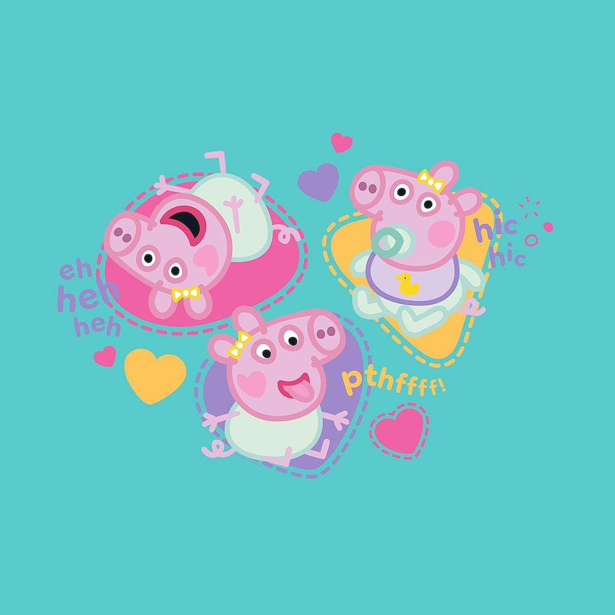 CafePress Peppa Pig: Happy Baby Queen Duvet Cover, Printed Comforter Cover, Unique Bedding