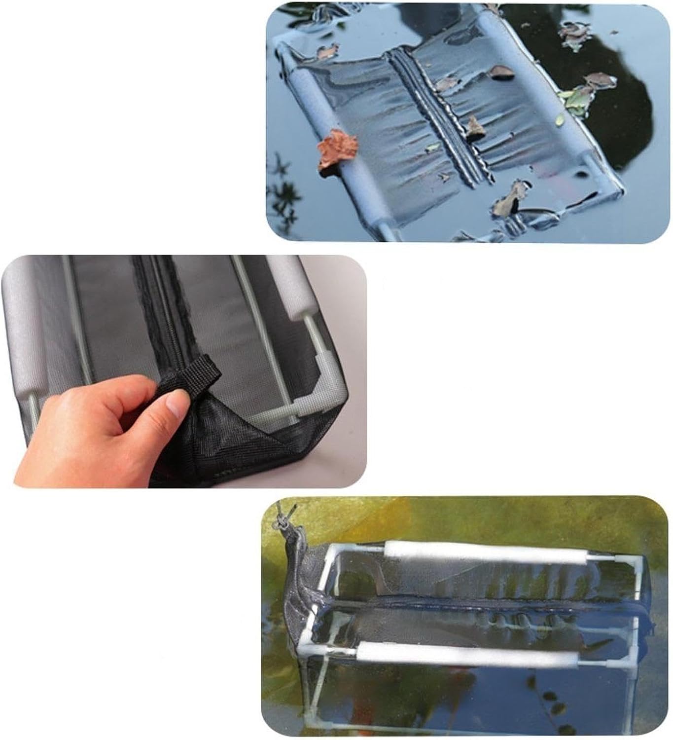 Aquarium Separation Net Breeding Box Pp Frame Multifunctional Nylon Mesh for Fish Spawn Hatchery Lightweight Accessories, 62x32x32cm