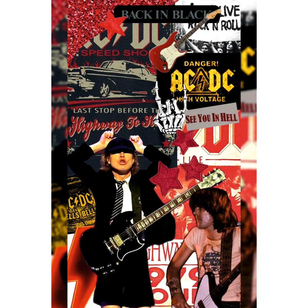 POSTER WALLAH AC DC Rock Band Poster for Home Office and Student Room ...