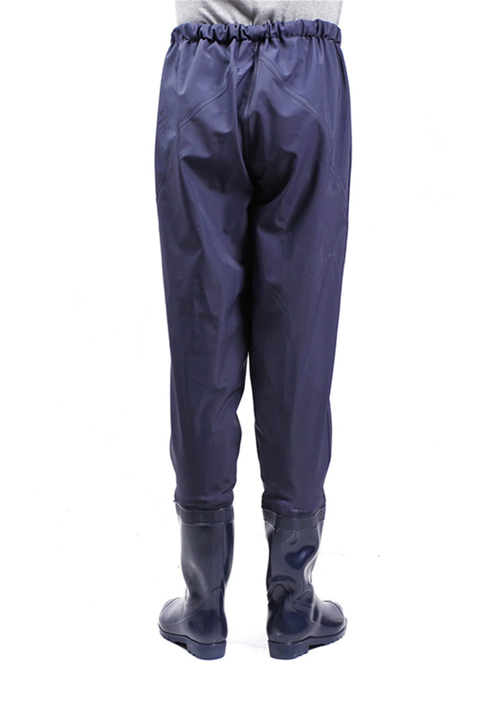 Stivali Pesca per Esterni, Trampolieri + Scarpe per Stivali PVC Morbido E Antiscivolo, Pantaloni Caccia E Pesca per Uomo E Donna con Vita Regolabile, Stivali di Gomma Impermeabili