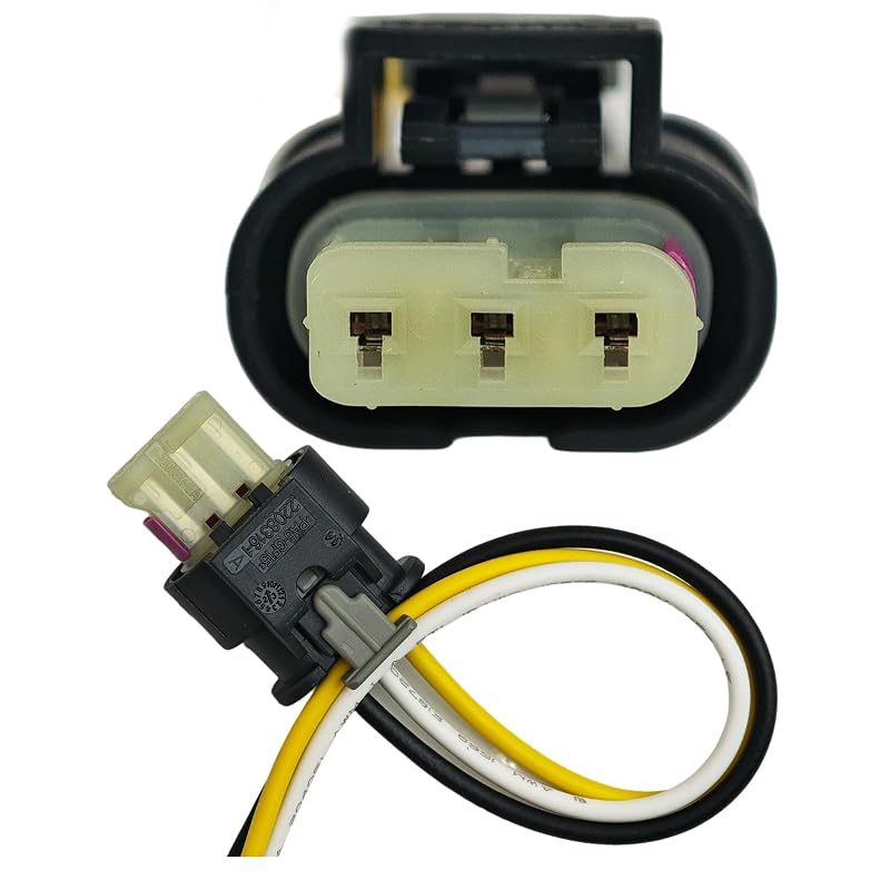Conector de sensor de estacionamento PDC BMW AUOSTMO 3 pinos, referência 2359997 – 16 cm