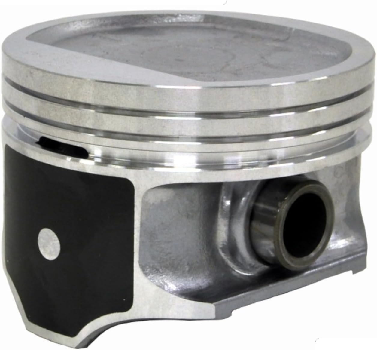 LowPricedAutoParts Single D Shaped Hypereutectic Dish Top Piston for 96-02 Chrysler/Jeep 150 242 | Standard Size | 3.875in. Bore Diameter