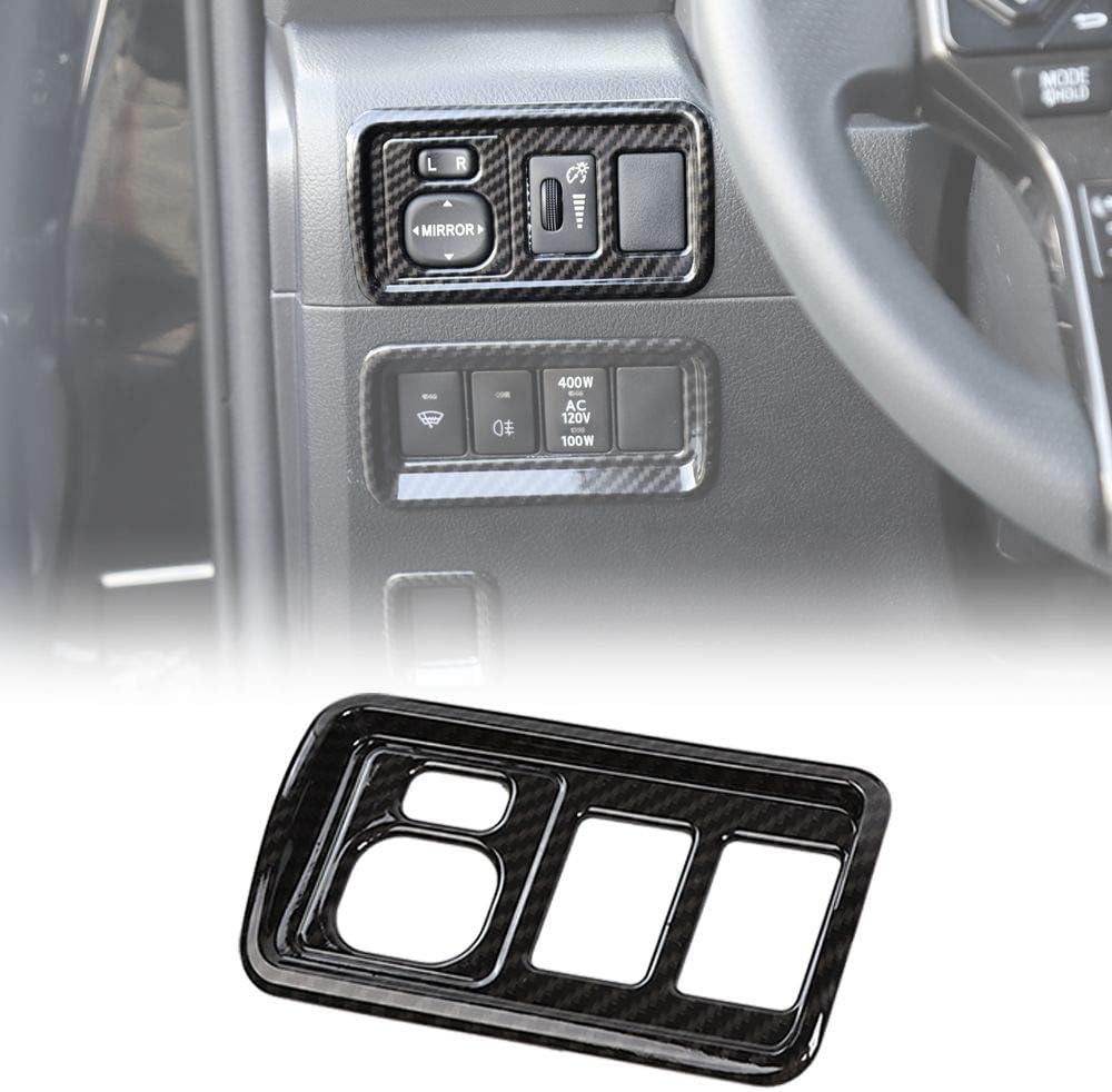 for 4runner Rear View Mirror Botton Adjustment Decoration Trim fit Toyota 4runner SUV 2010-2019