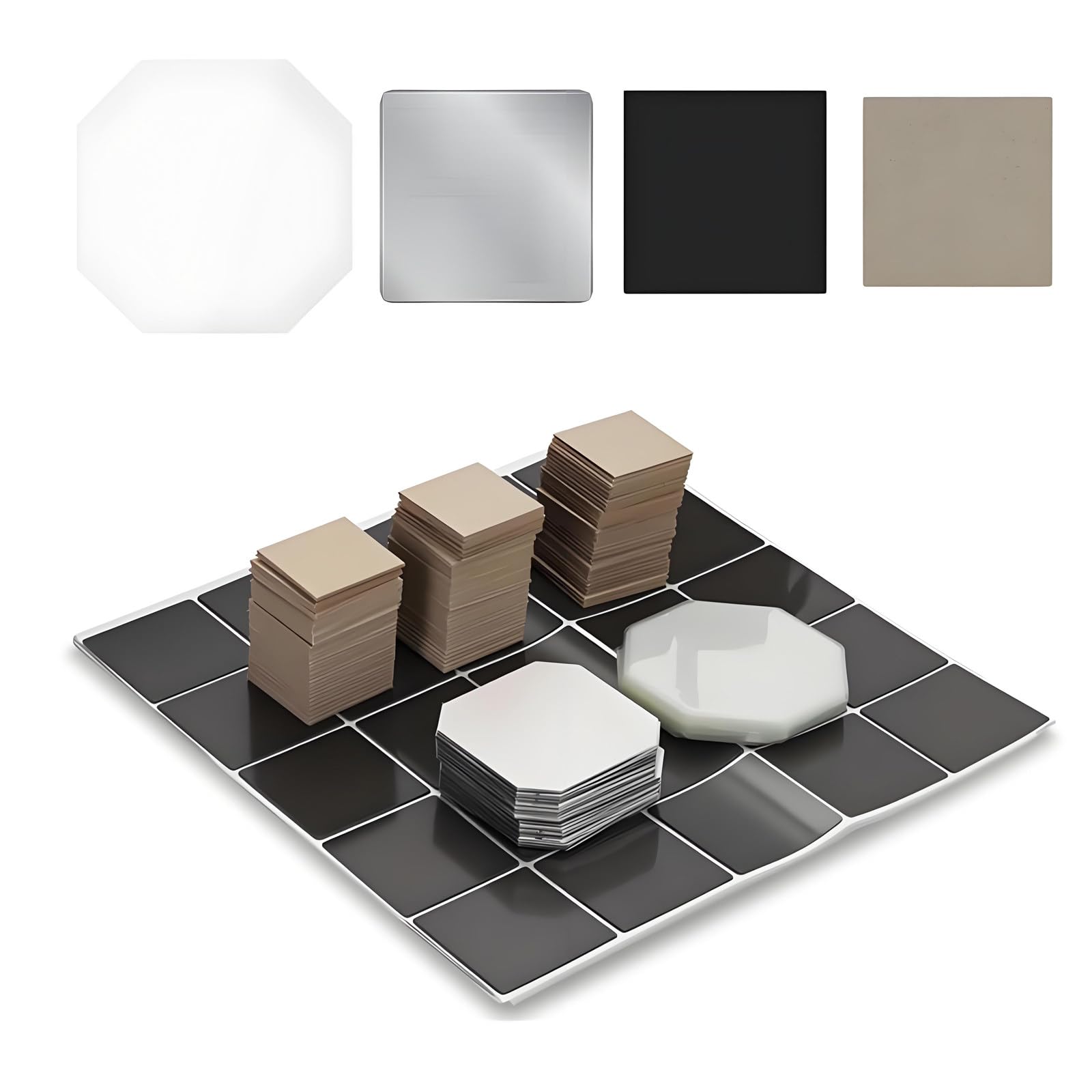 OLSKFUH Acrylic Fridge Magnet Materials For Diy Photo Magnets, Crafting Supplies For Refrigerator Magnet Making,1000sets-Acrylic