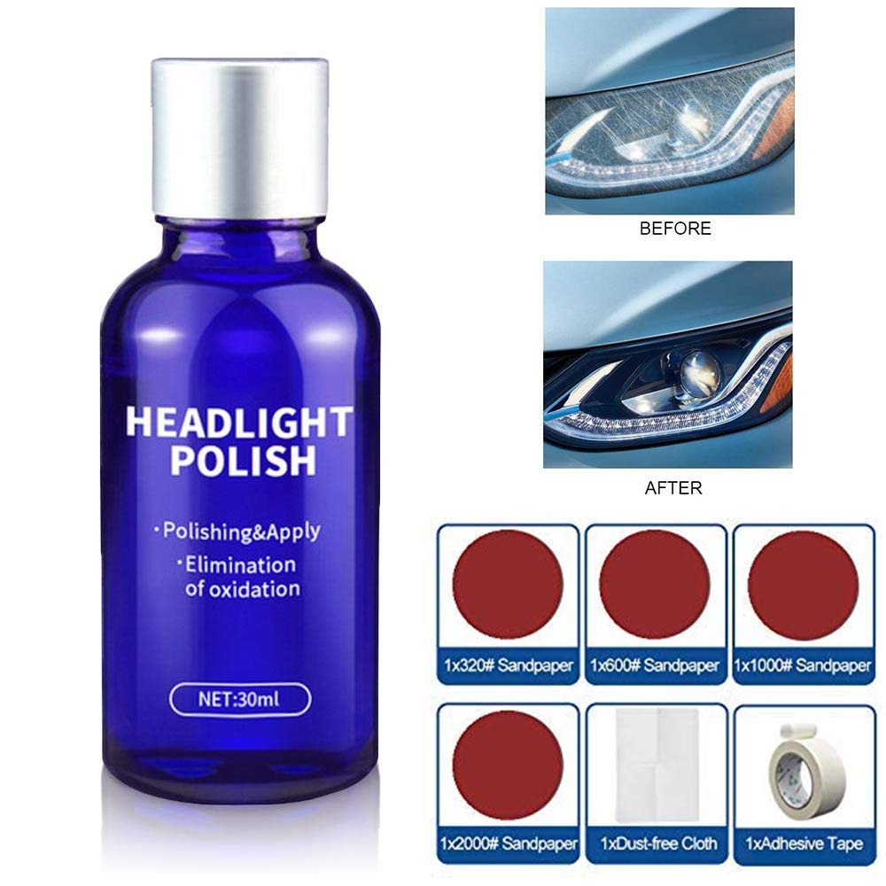 Buy YOUGEYG High Density Headlight Polish Liquid Cars Restoration Fluid Durable Car Repair, Auto