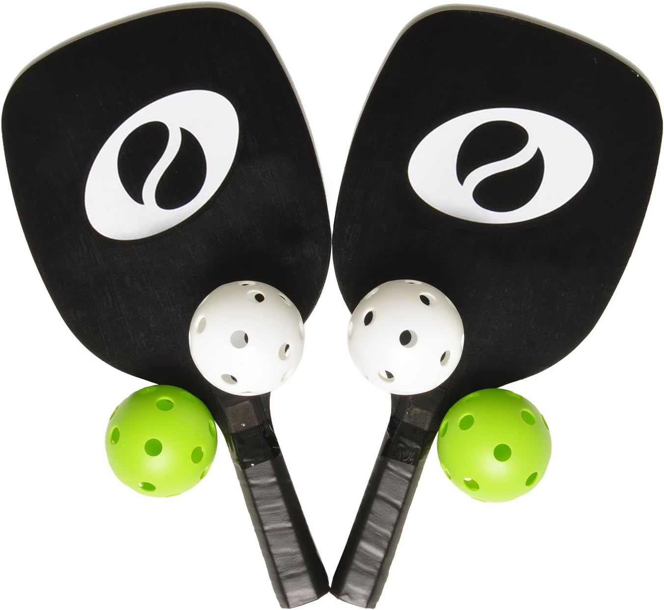 OPTIMA Unisex's 301-STARTER Pickleball-Paddle, Black, Medium