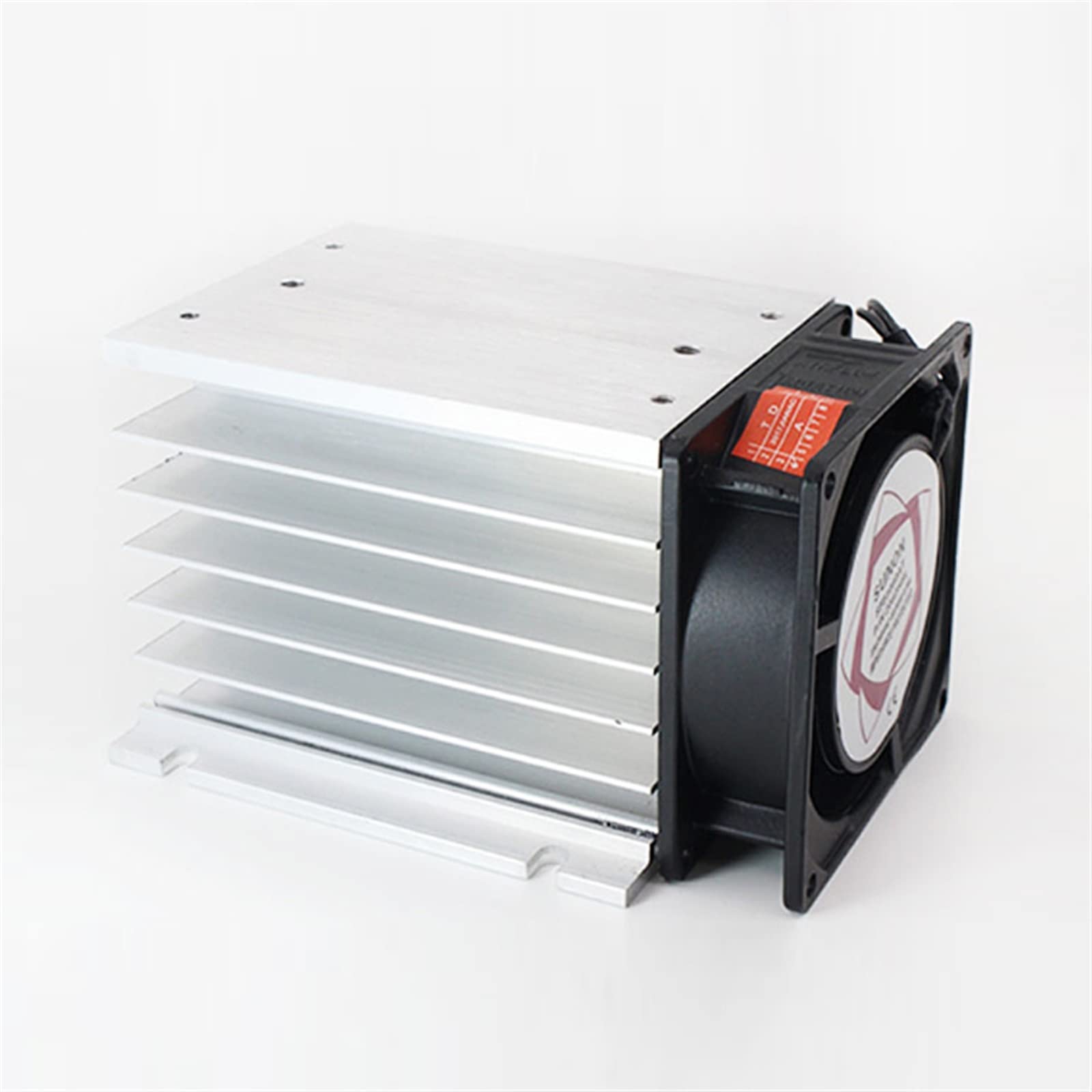 Części i części zamienne H-110 dł. x szer. x wys.: 110 x 80 x 80 mm przekaźnik półprzewodnikowy SSR chłodnica ciepła 75 A trójfazowy radiator SSR z wentylatorami