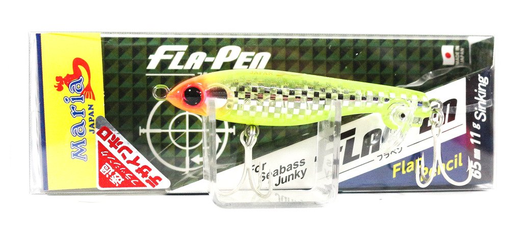 MARIA Artificiale Fla-Pen 65S 65mm 11g 24D for Seabass SPIGOLA