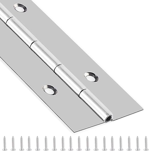 Piano Hinge 36 Inch x 3 Inch Heavy Duty Stainless Steel Piano Hinge
