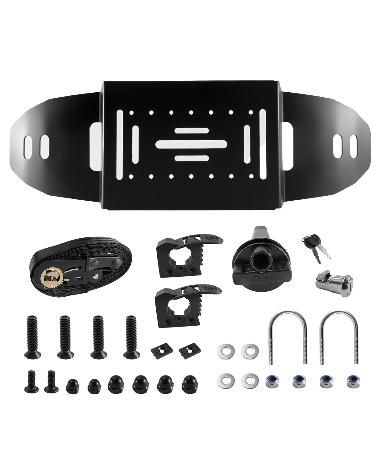 Universal Quick Release Spare Tire Mount, for Off Road Steel Rack