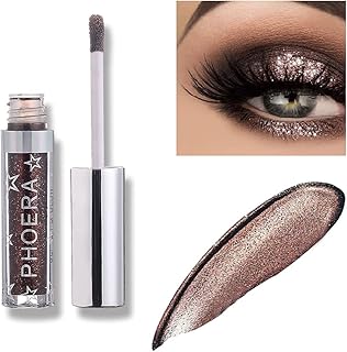 Sombra de ojos con purpurina, maquillaje para...