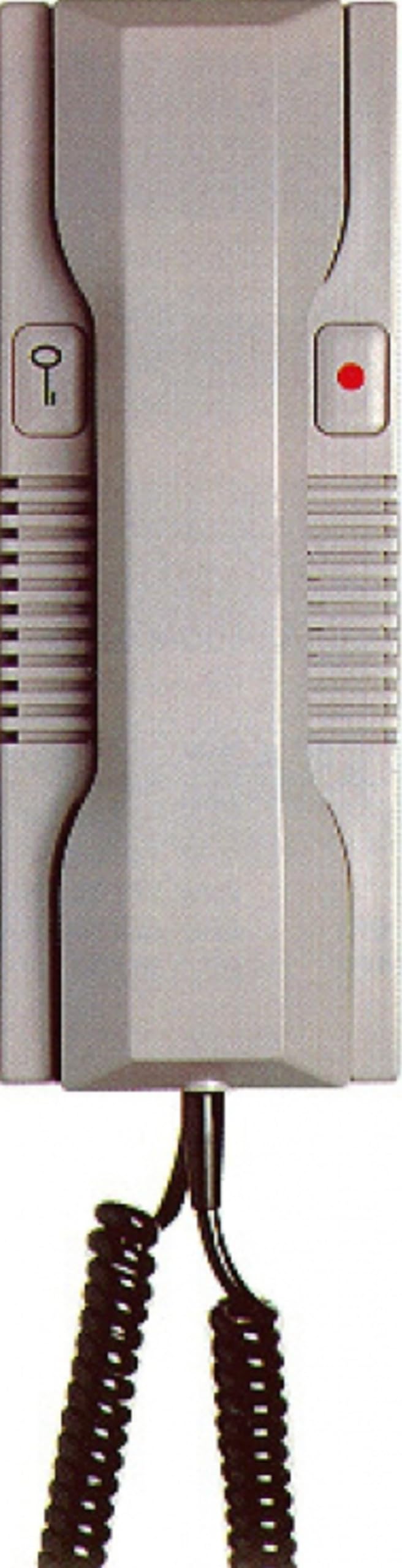 Alpha Communications HT2001/2GR 3-Wire Wall Handset - Buzzer Adjustable - Grey; Use with NH201TVA-2 or NH201TT Series Power Supply/Amplifier; Optional TZ1003GR Desk Adapt