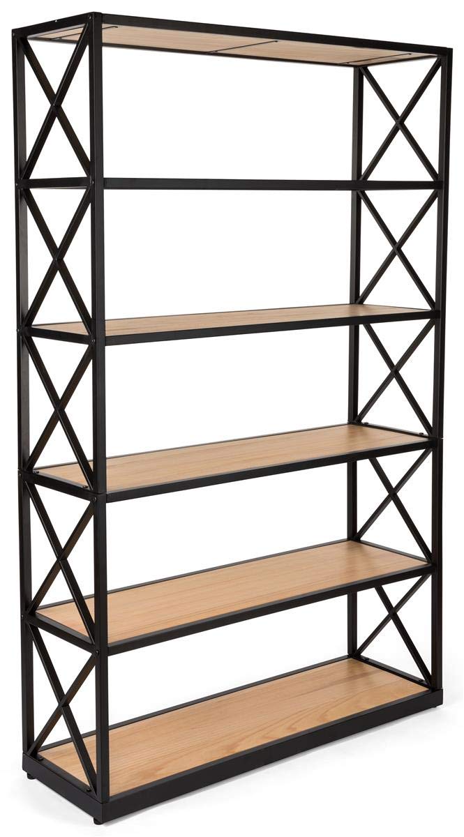 Displays2go Rustic Style Wood and Ste...