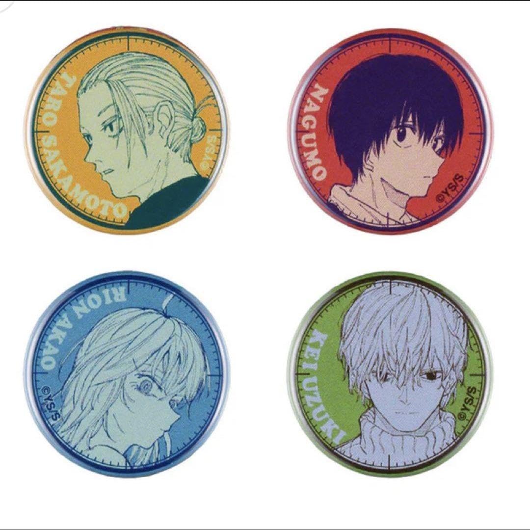 Amazon.co.jp: サカモトデイズ 缶マグネット 4個セット 坂本太郎 南雲 