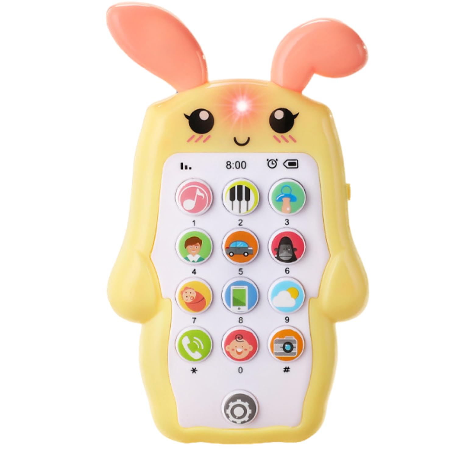 See full amazon price history chart for FunFive Musical Phone for Kids – Cute Cartoon Mobile Phone, Toy Cellphone for Kids, Mobile Toy with Light & Sound, Battery Operated Toy, Kids Phones & Mobile Phones – Random Ear (Yellow) FunFive Musical Phone for Kids – Cute Cartoon Mobile Phone, Toy Cellphone for Kids, Mobile Toy with Light & Sound, Battery Operated Toy, Kids Phones & Mobile Phones – Random Ear (Yellow) (B0CJM6R15G) Amazon Price History, Amazon Price Tracker